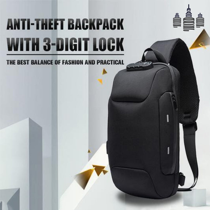 Anti-theft Bag With 3-Digit Lock - BlueBox Gadgets