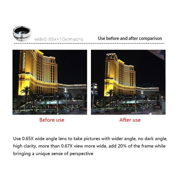 3 in 1 Mobile Phone Lens - BlueBox Gadgets